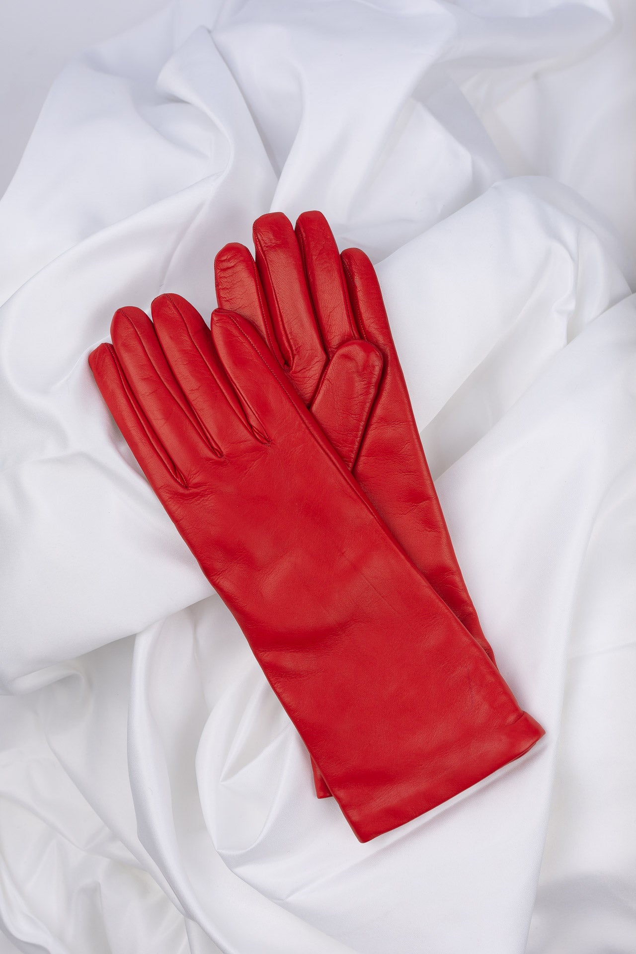rote lange handschuhe Rote Lederhandschuhe | Damen