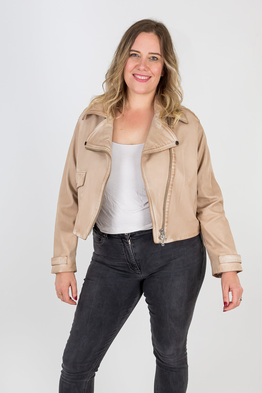 Jacket Helle Wildlederjacke Leather Jacket Helle Lederjacke