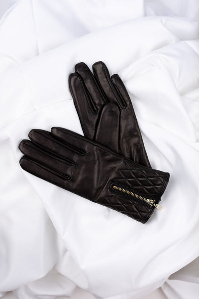 Black Leather Glove Kate | ladies 